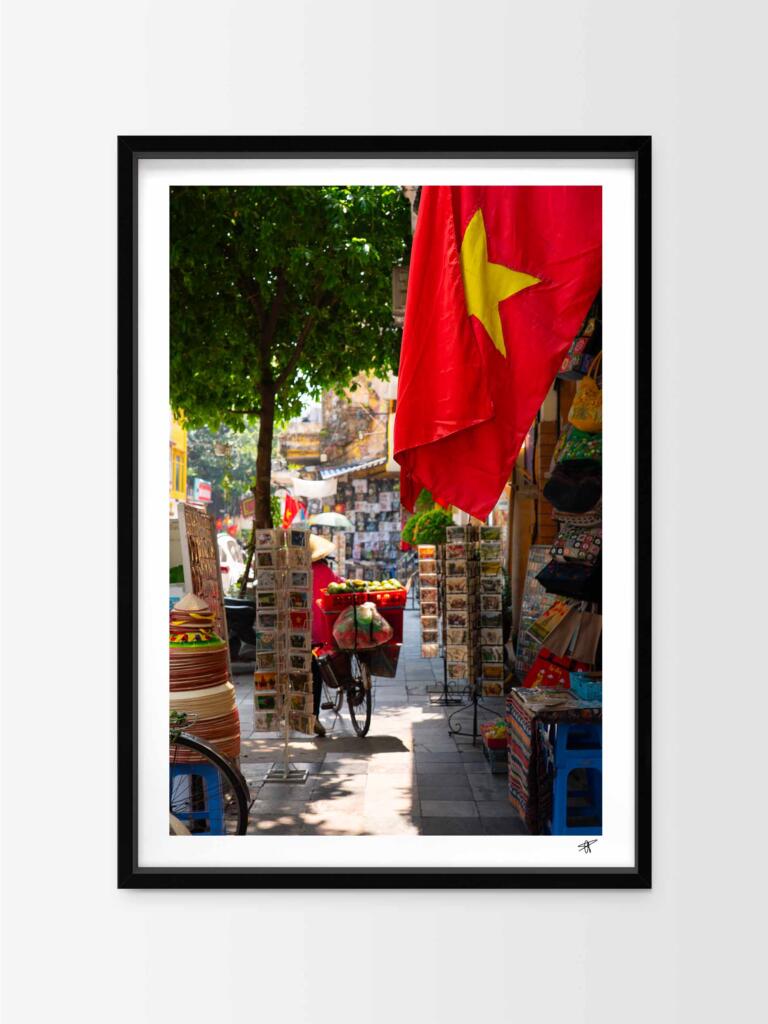People in Hanoi I – Impression d’Art Mural Vietnam
