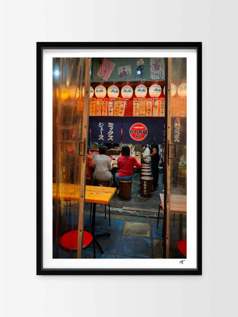 People in Osaka I –  Impression d&rsquo;Art Mural Japon
