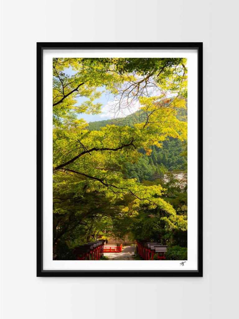 Kurama Dera, Kyoto II –  Impression d&rsquo;Art Mural Japon