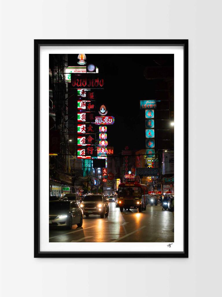 Bangkok Street – Impression d&rsquo;Art Mural Thailande