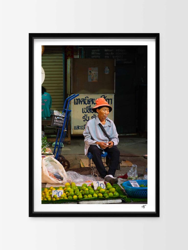 People in Chiang Mai – Impression d&rsquo;Art Mural Thailande