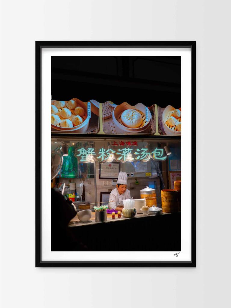 People in Yuyuan Shanghai I – Impression d&rsquo;Art Mural Chine