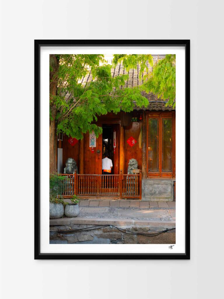 People in Zhujiajiao I – Impression d&rsquo;Art Mural Chine