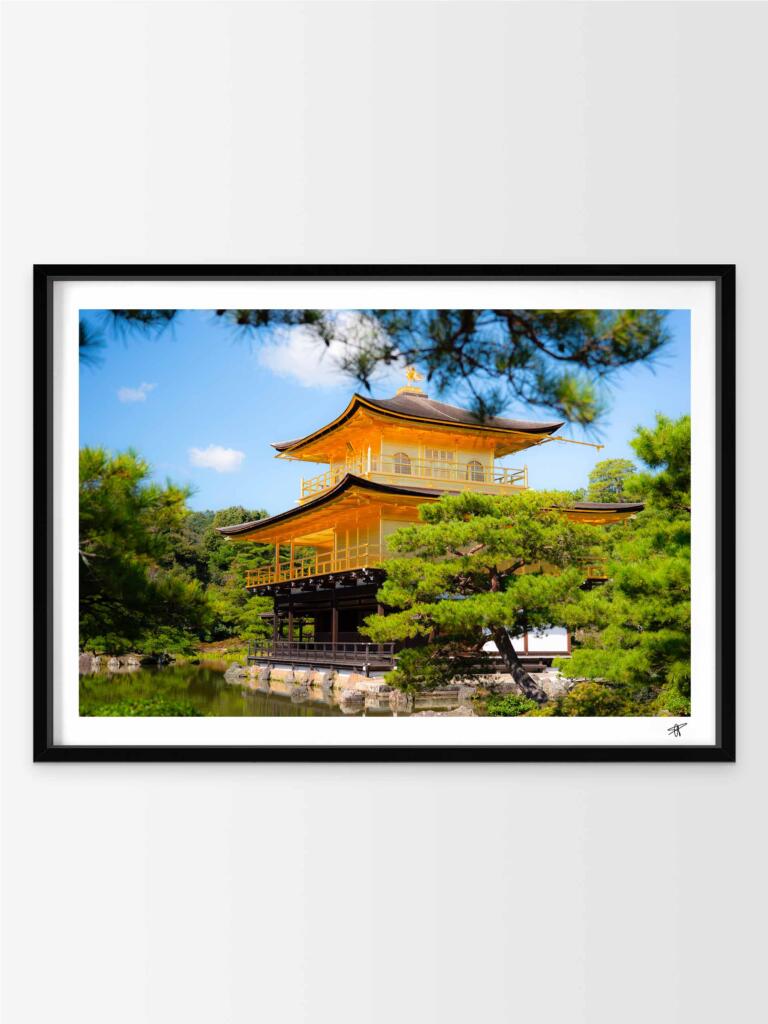 Kinkaku-ji Temple, Kyoto II –  Impression d&rsquo;Art Mural Japon