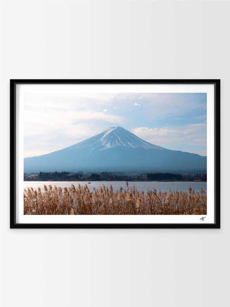 Mt Fuji from the lake III – Impression d&rsquo;Art Mural Japon