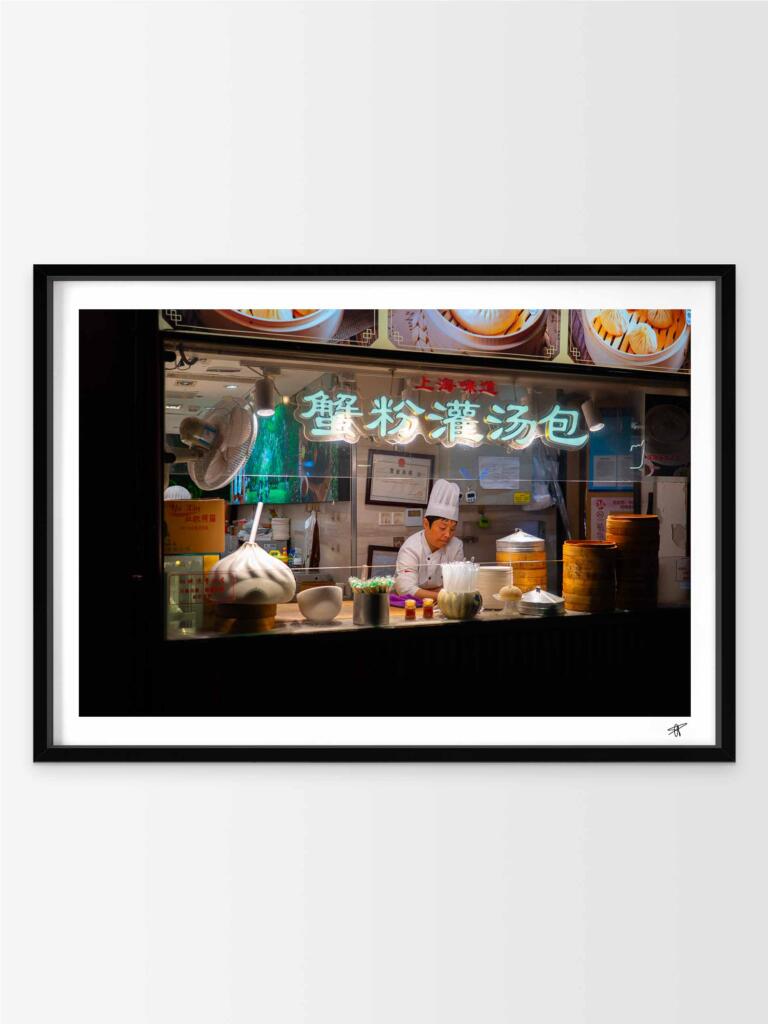 People in Yuyuan Shanghai II – Impression d&rsquo;Art Mural Chine