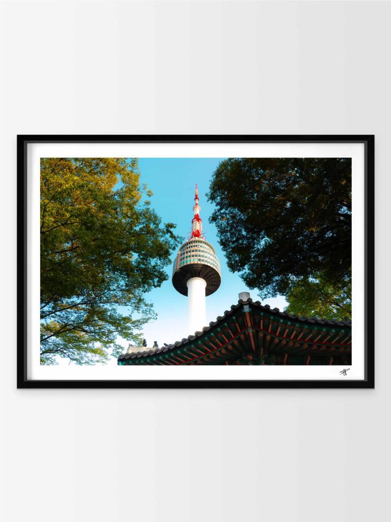 Seoul Tower IV – Impression d’Art Mural Corée du Sud