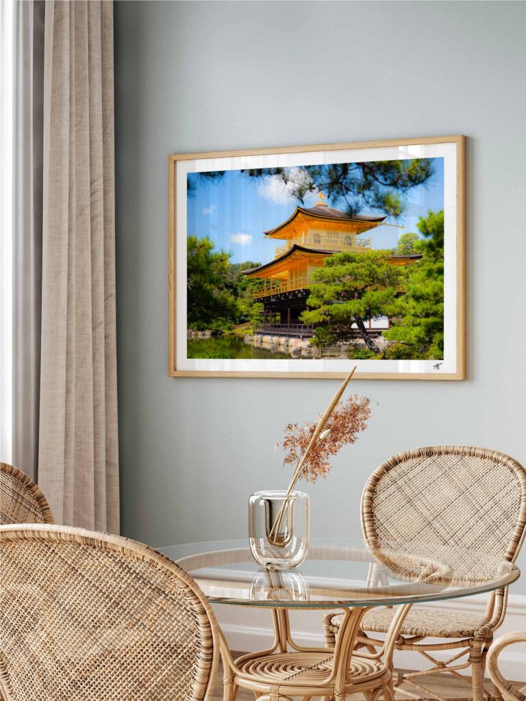 Kinkaku-ji Temple, Kyoto II –  Impression d&rsquo;Art Mural Japon - hover