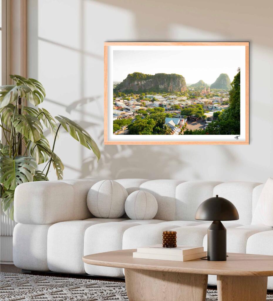 Marble Mountains, Da Nang II – Impression d&rsquo;Art Mural Vietnam - hover
