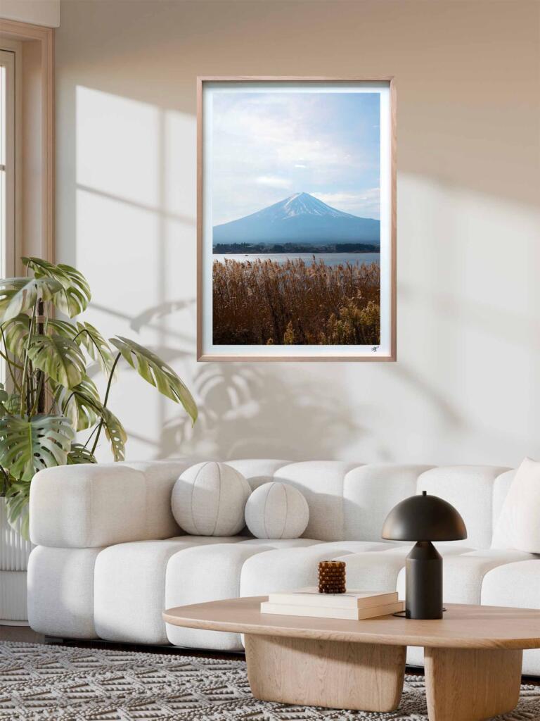 Mt Fuji from the lake IV – Impression d’Art Mural Japon - hover