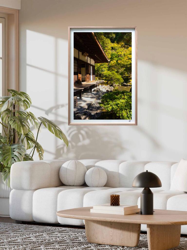 Temple Japonais –  Impression d&rsquo;Art Mural Japon - hover