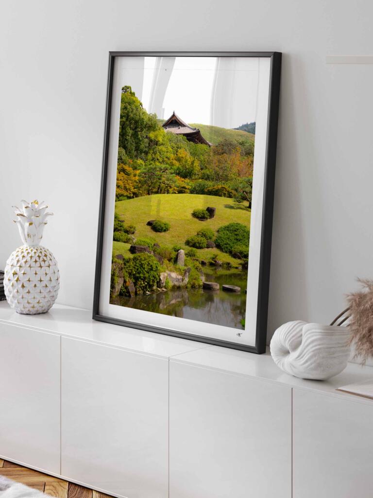 Jardin Isuien V –  Impression d&rsquo;Art Mural Japon - hover