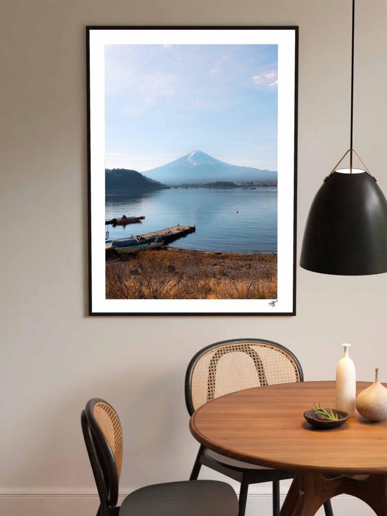 Mt Fuji from the lake II – Impression d’Art Mural Japon - hover