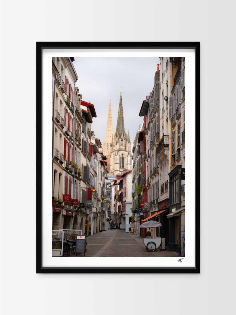 Les rues de Bayonne II – Impression d’Art Mural France