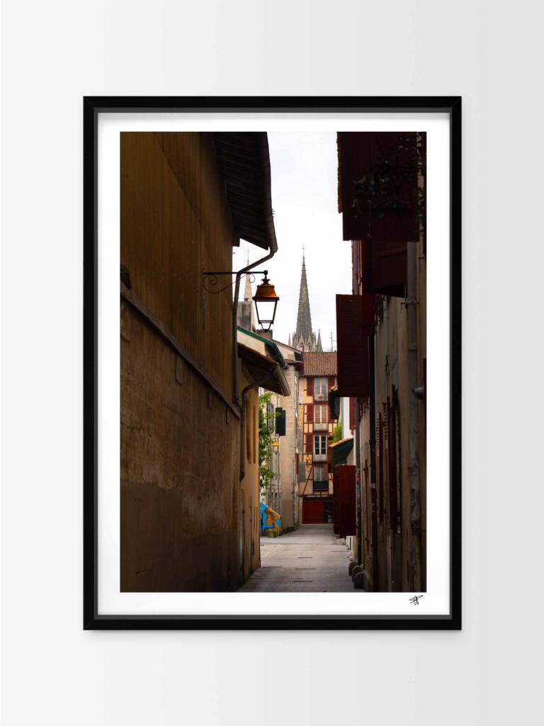 Les rues de Bayonne III – Impression d’Art Mural France