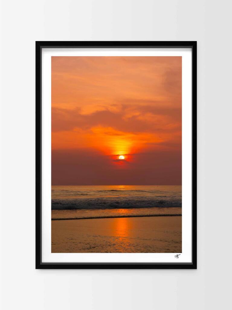Sunset in Bali I – Impression d&rsquo;Art Mural Indonésie