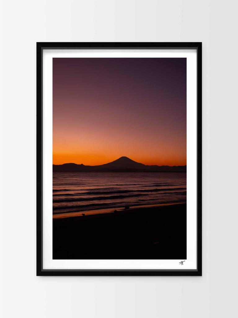 Fujisan sunset, Enoshima II – Impression d’Art Mural