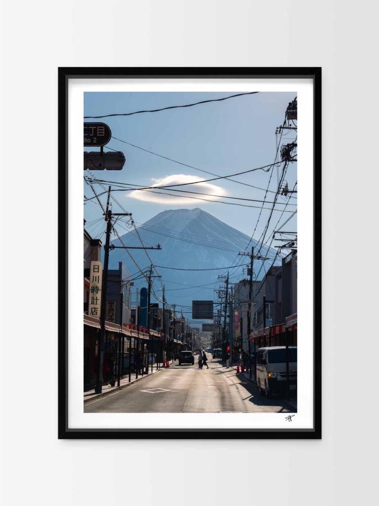 Fujiyoshida Retro Shopping Street – Impression d’Art Mural Japon
