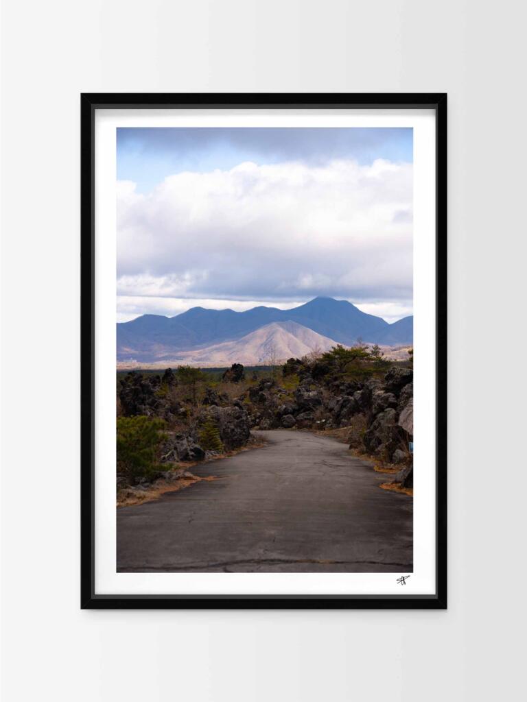 Onioshidashi Volcanic Park II – Impression d&rsquo;Art Mural Japon