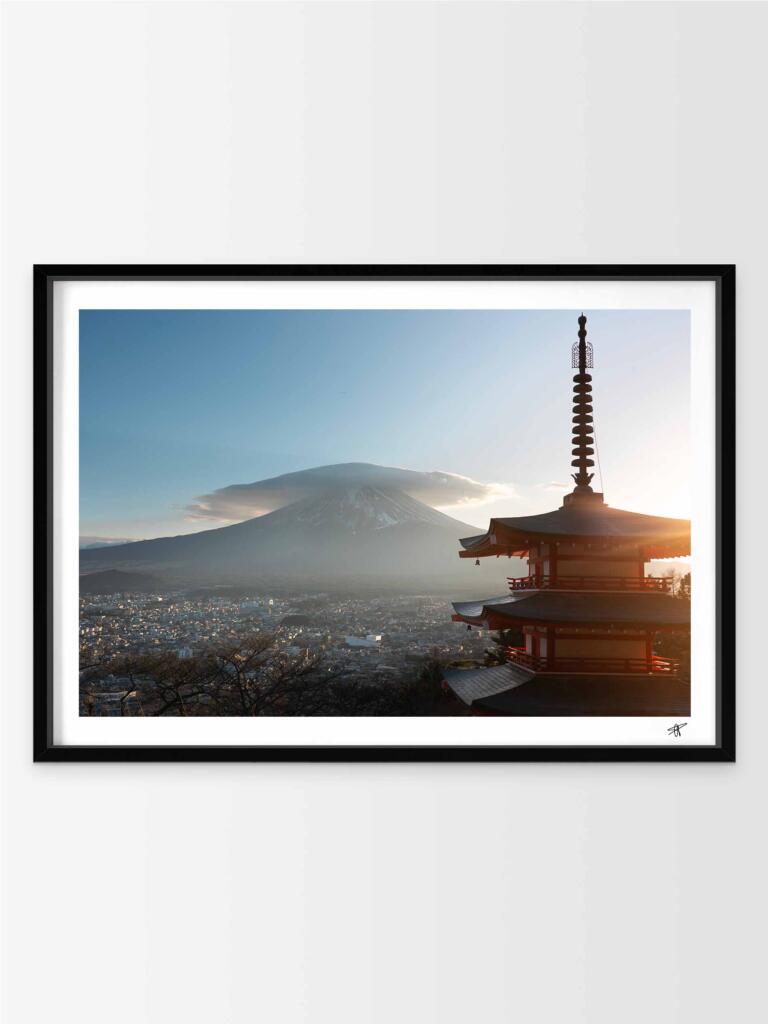 Chureito Pagoda x Mt Fuji II –  Impression d&rsquo;Art Mural Japon