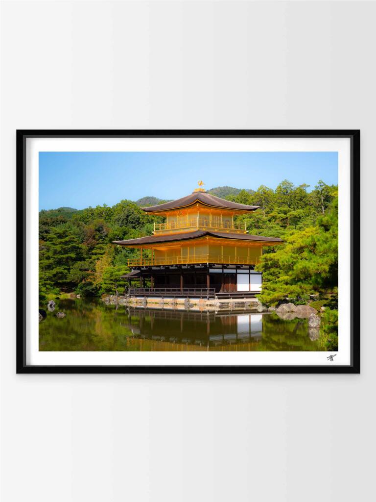 Kinkaku-ji Temple, Kyoto I –  Impression d&rsquo;Art Mural Japon