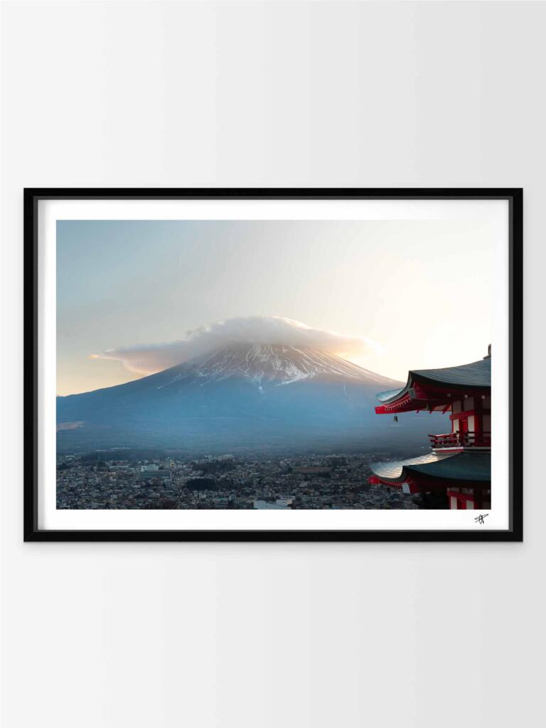 Chureito Pagoda x Mt Fuji III –  Impression d&rsquo;Art Mural Japon
