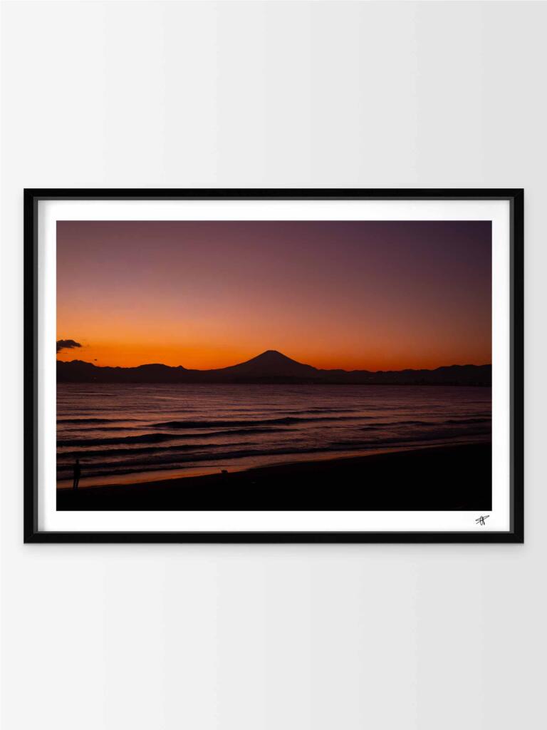 Fujisan sunset, Enoshima I – Impression d’Art Mural Japon