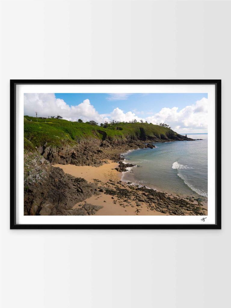 La plage du Phare du Petit Minou, Bretagne – Impression d’Art Mural France