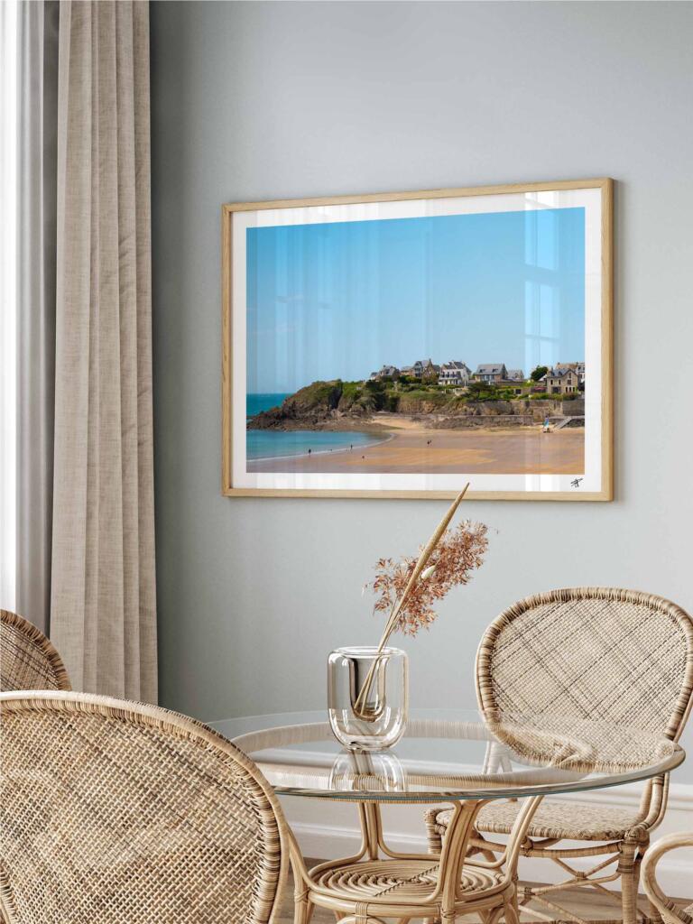 Plage des Bas Sablons, Bretagne I – Impression d’Art Mural France - hover