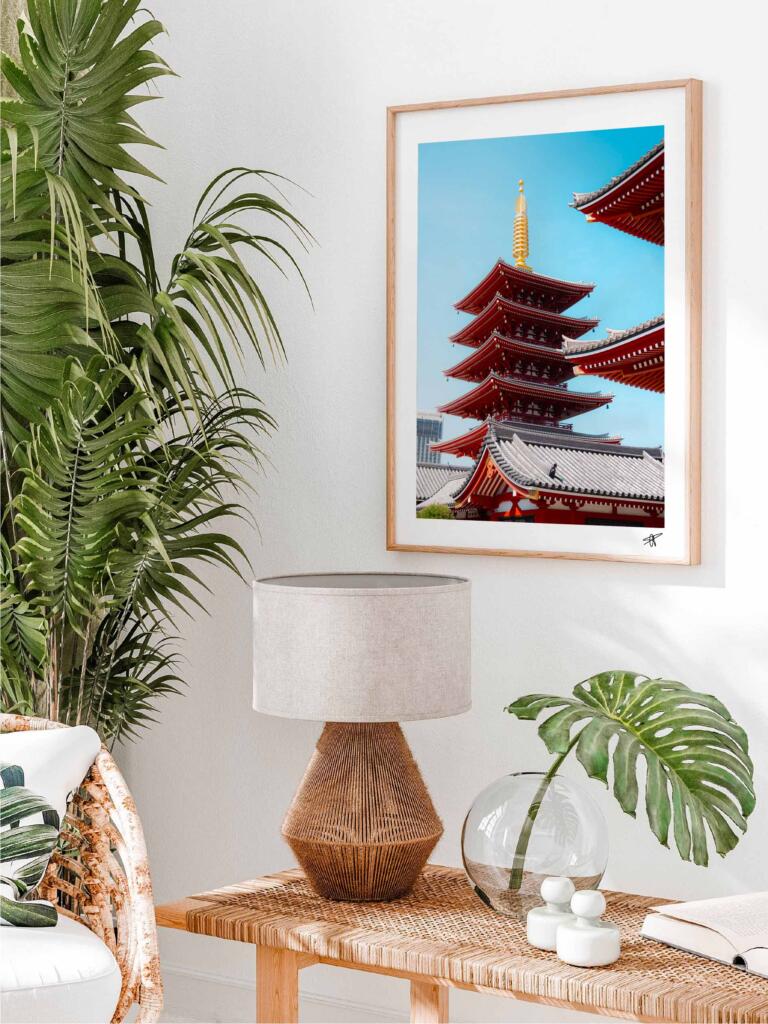 Asakusa Temple I – Impression d’Art Mural Japon - hover