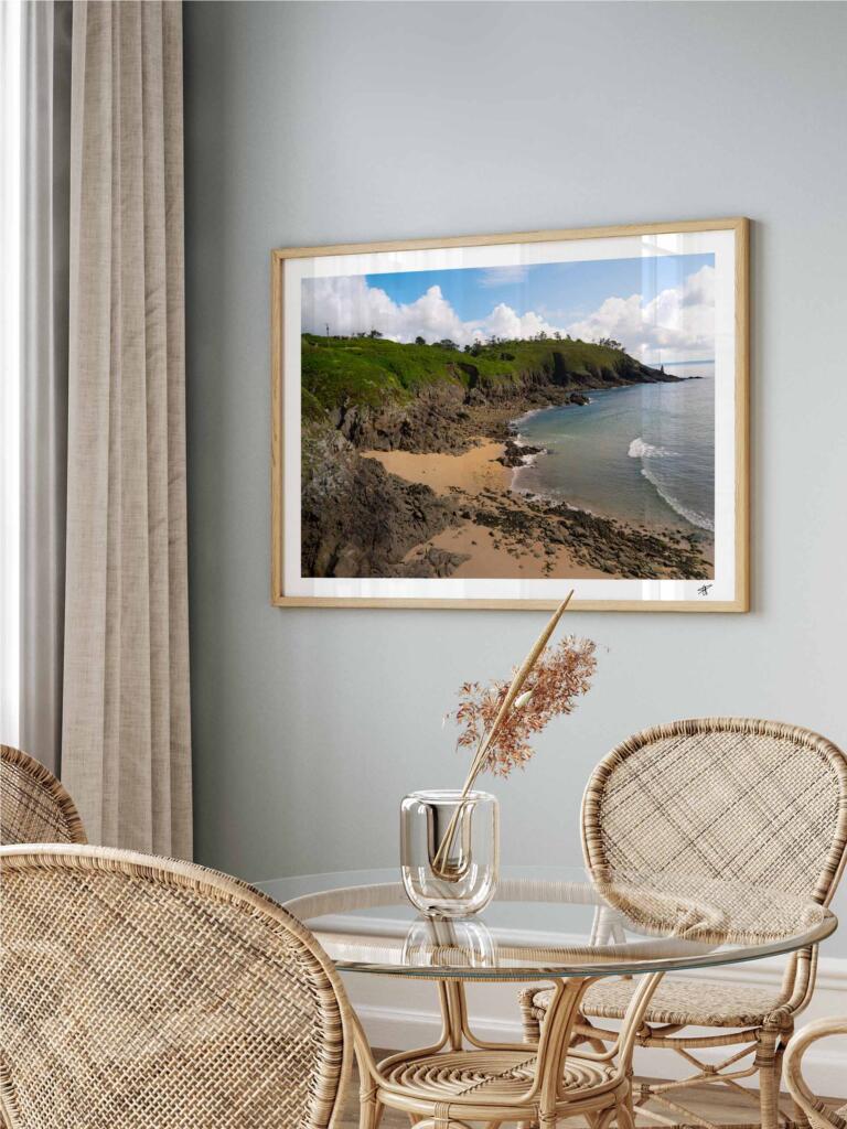 La plage du Phare du Petit Minou, Bretagne – Impression d’Art Mural France - hover