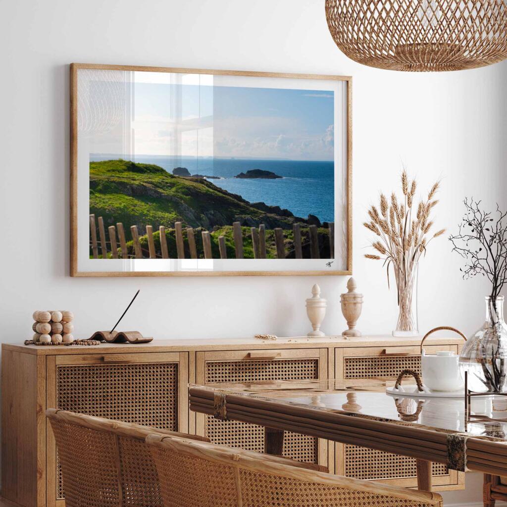Pointe de Pen Hir, Bretagne – Impression d&rsquo;Art Mural France - hover