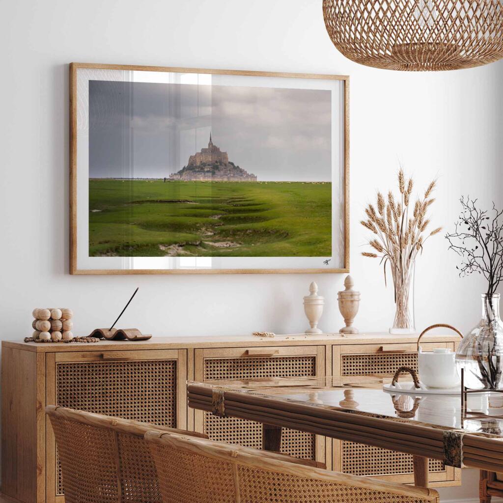 Le Mont Saint Michel III – Impression d’Art Mural France - hover