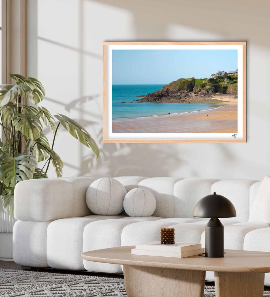 Plage des Bas Sablons, Bretagne II – Impression d’Art Mural France - hover