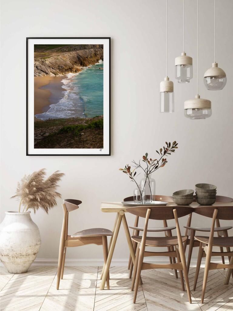 Plage de Port Blanc, Quiberon – Impression d’Art Mural France - hover