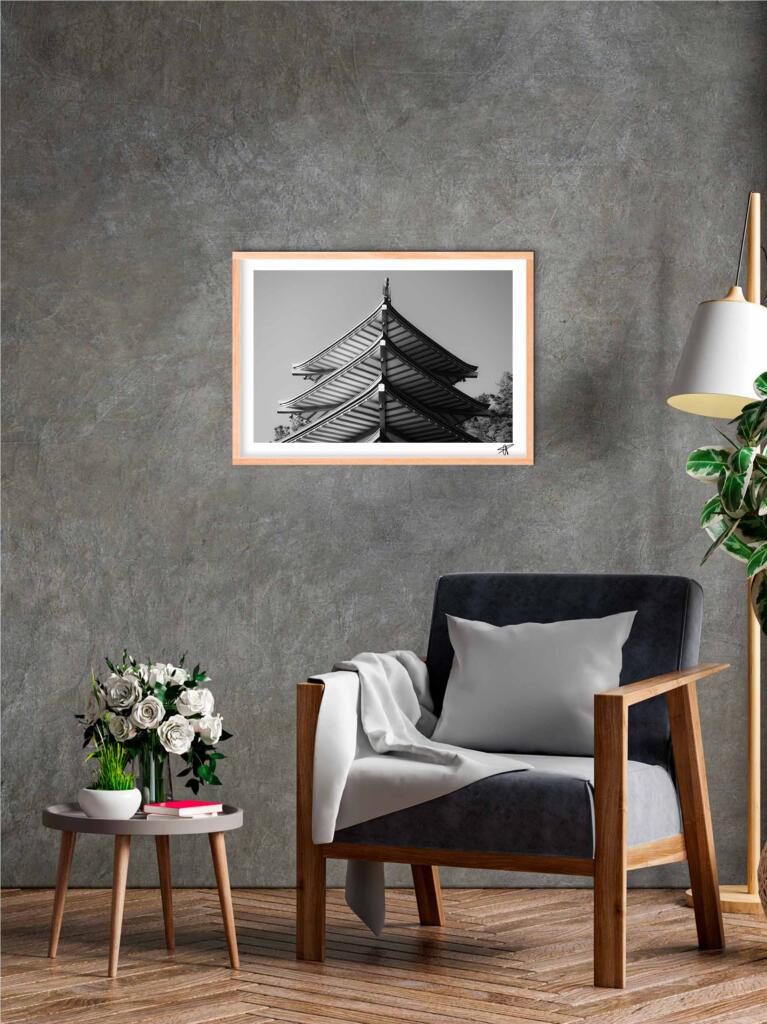 Chureito Pagoda II B&W – Impression d’Art Mural Japon - hover