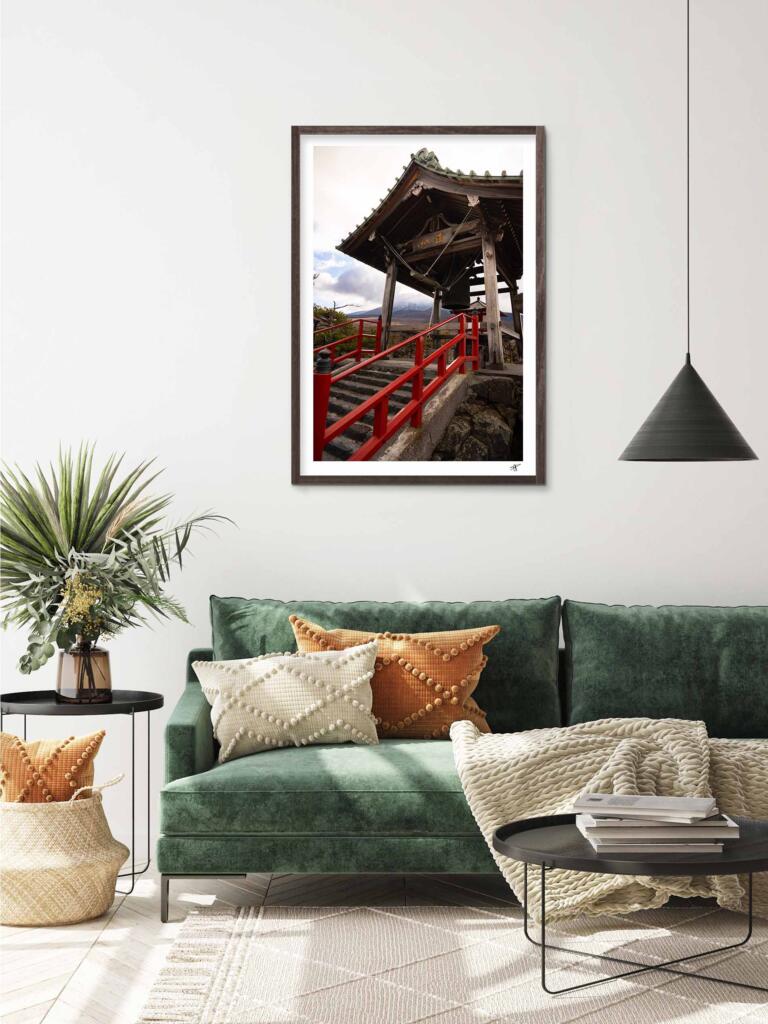 Onioshidashi Volcanic Park III – Impression d&rsquo;Art Mural Japon - hover