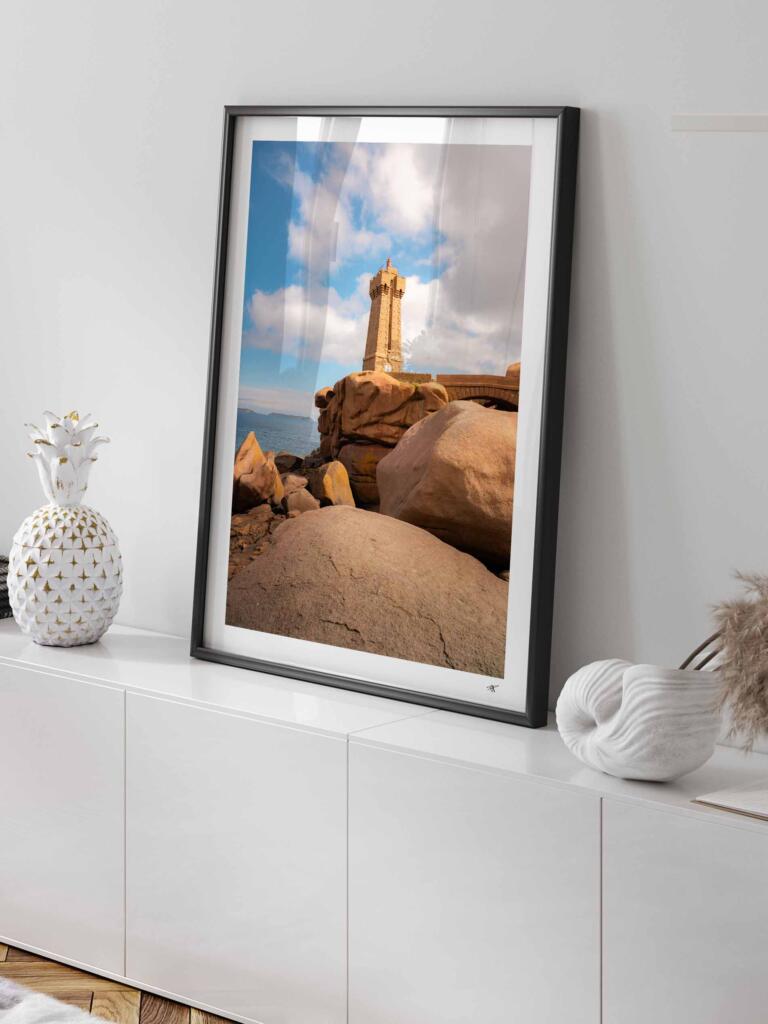 Phare de Mean Ruz, Bretagne II – Impression d’Art Mural France - hover