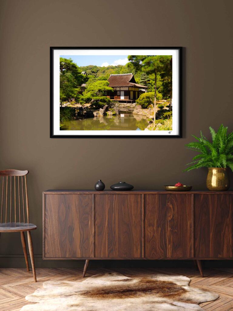 Ginkaku-ji Temple, Kyoto –  Impression d&rsquo;Art Mural Japon - hover