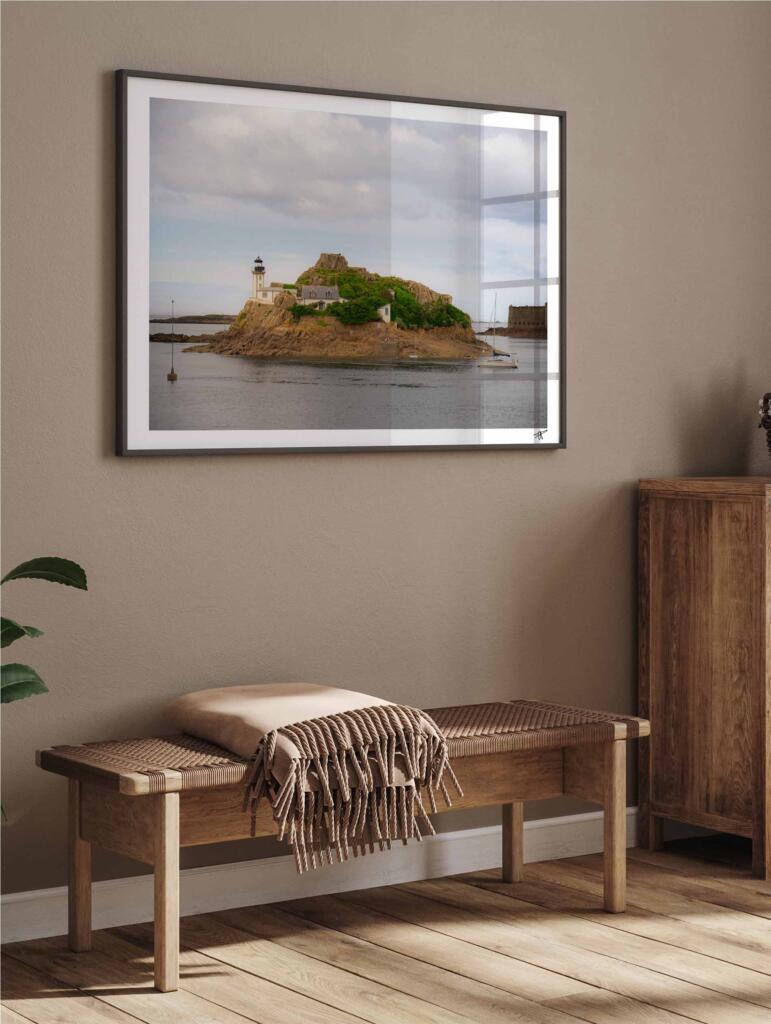 L&rsquo;île Louët, Bretagne – Impression d&rsquo;Art Mural France - hover