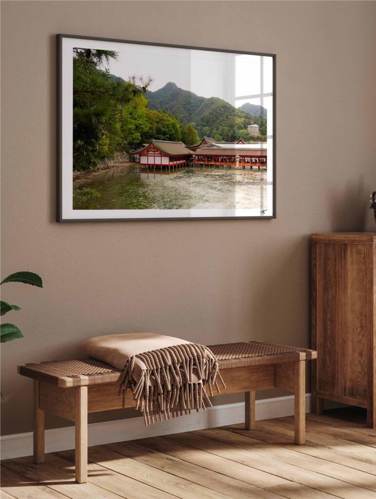 Itsukushima Temple in Miyajima II – Impression d’Art Mural Japon - hover
