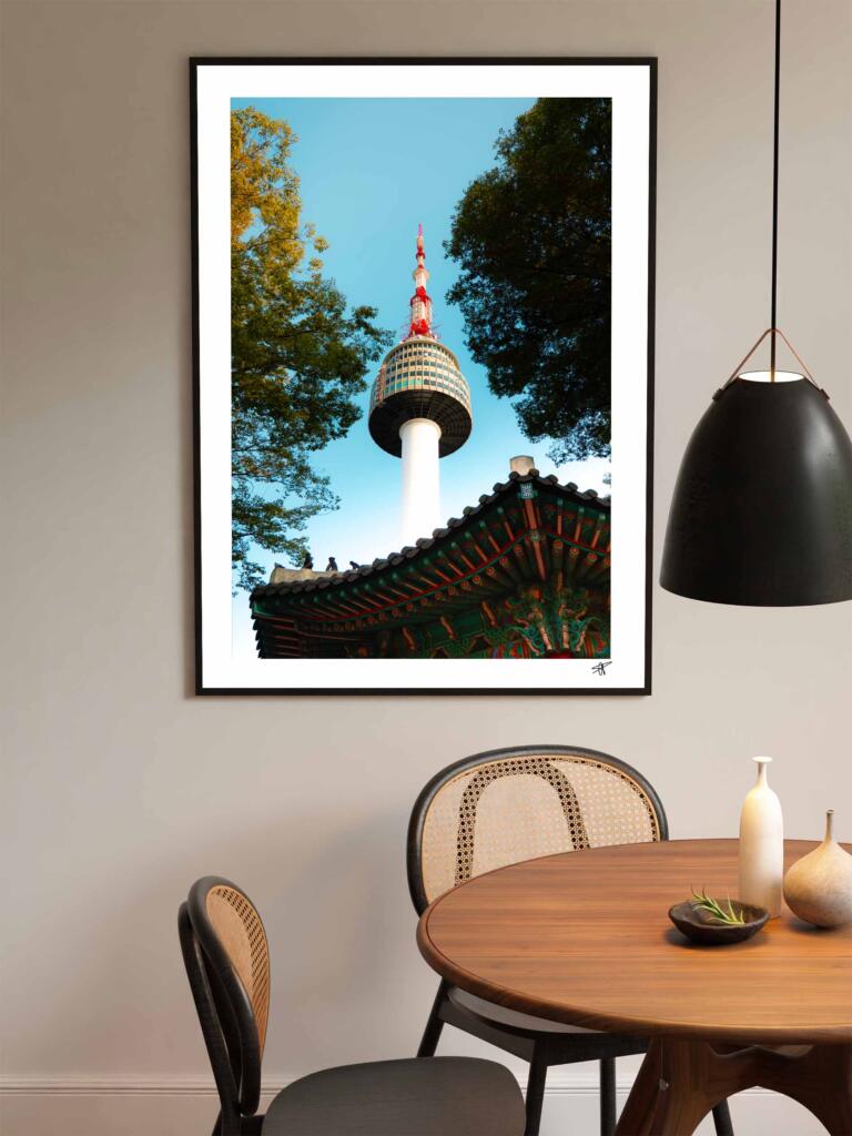 Seoul Tower III – Impression d’Art Mural Corée du Sud - hover