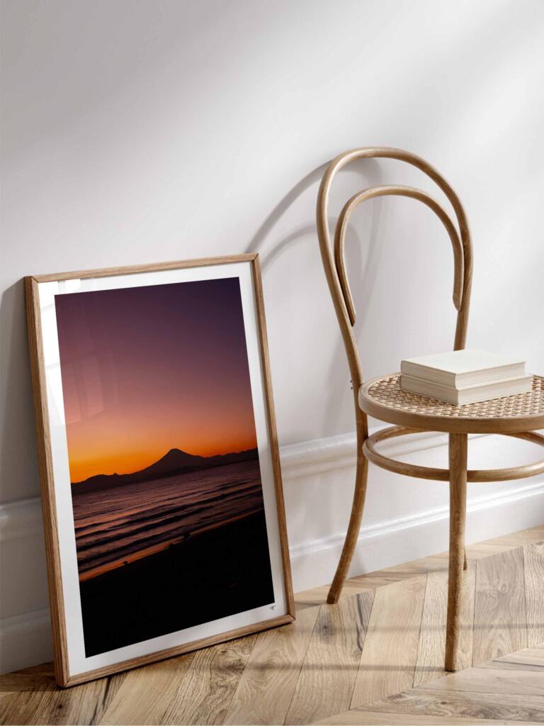 Fujisan sunset, Enoshima II – Impression d’Art Mural - hover
