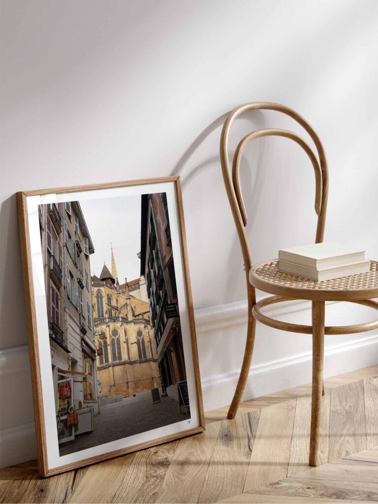 Les rues de Bayonne I – Impression d&rsquo;Art Mural France - hover