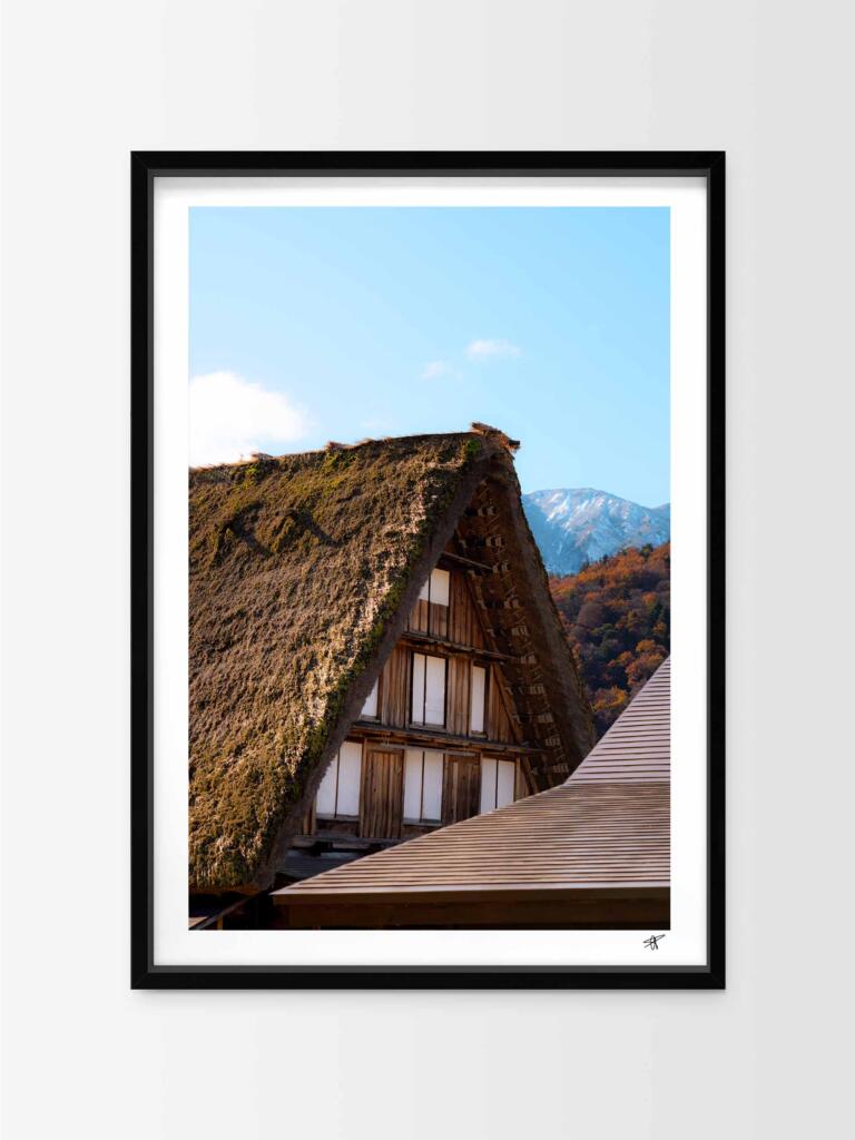 Shirakawa-gō village II – Impression d’Art Mural Japon
