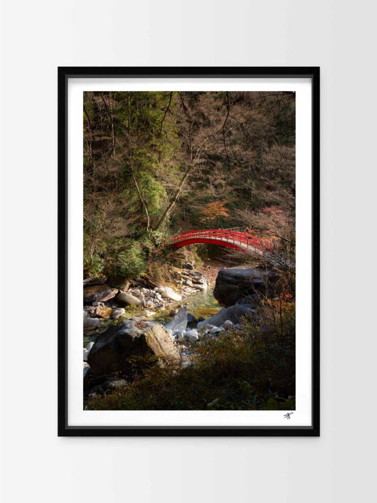 The red brigde I – Impression d&rsquo;Art Mural Japon