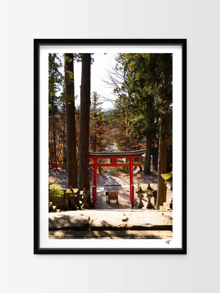 Torii in Takayama – Impression d&rsquo;Art Mural Japon