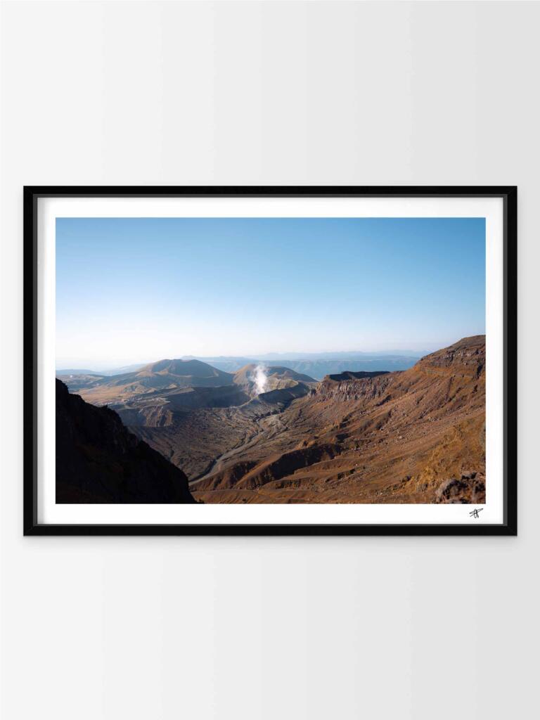 Mount Aso, Kyushu I – Impression d&rsquo;Art Mural Japon