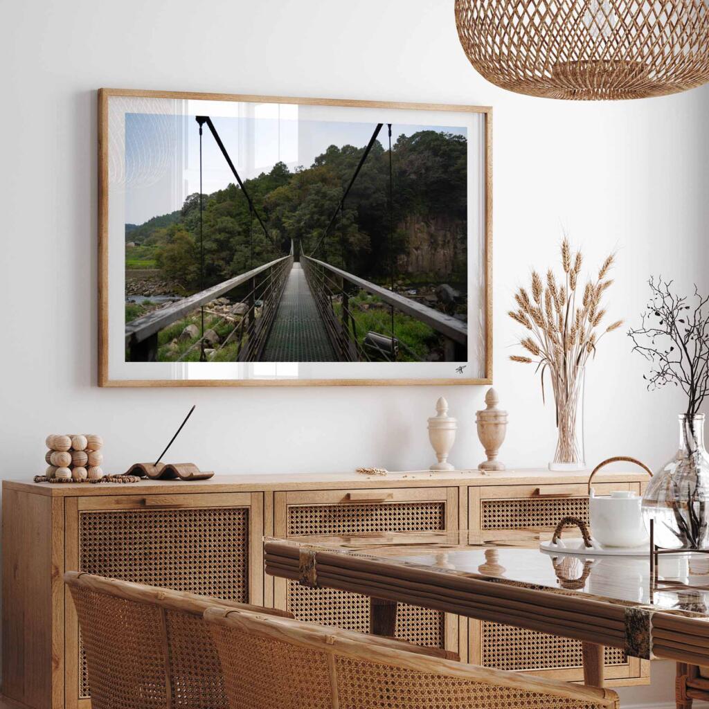 The bridge II –  Impression d&rsquo;Art Mural Japon - hover
