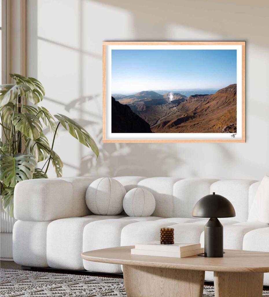 Mount Aso, Kyushu I – Impression d&rsquo;Art Mural Japon - hover